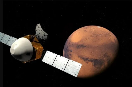 “天问一号”正在接近火星