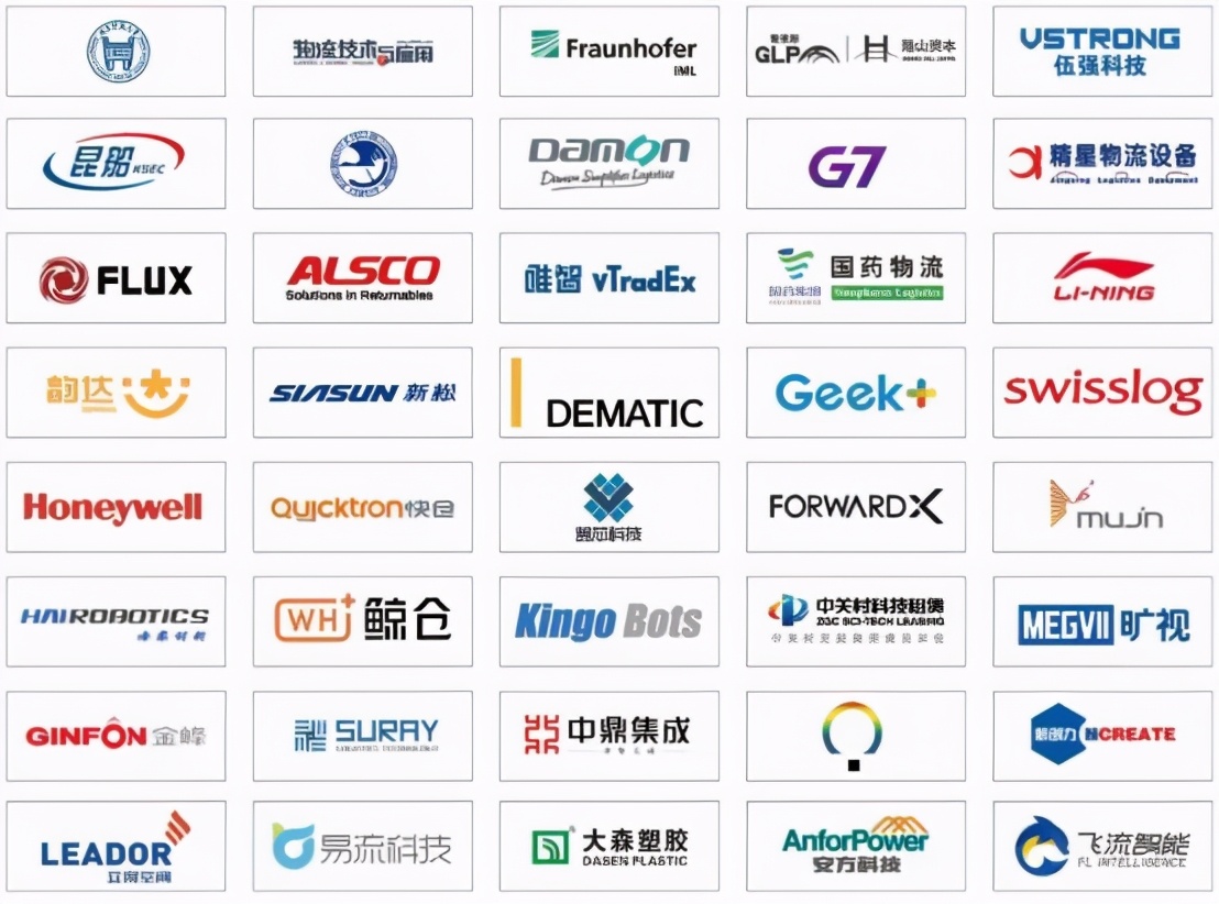 图：旷视与各界伙伴共同成立的人工智能物流产业联盟的成员单位
