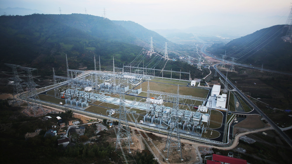 800千伏金华换流站,±800千伏绍兴换流站,1000千伏浙北(安吉)变电站