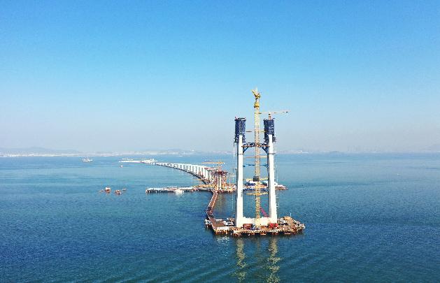 世界最高海中大桥！深中通道伶仃洋大桥主塔即将封顶