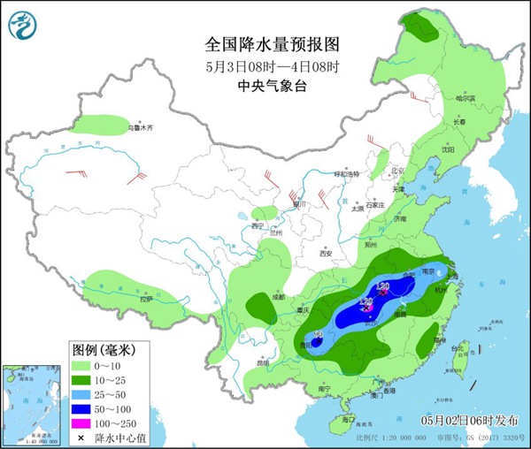 南方新一轮降雨今夜开启 杭州黄山桂林等地雨势强劲