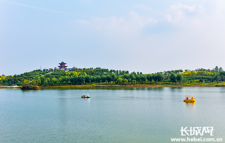 阜城湖公园.资料图