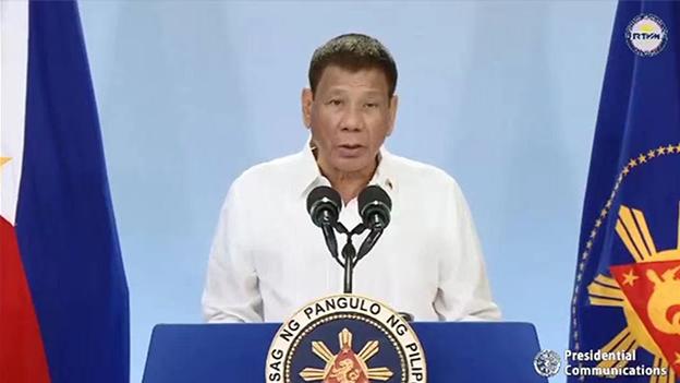 菲律宾总统杜特尔特呼吁国际社会团结合作 共同抗击新冠肺炎疫情