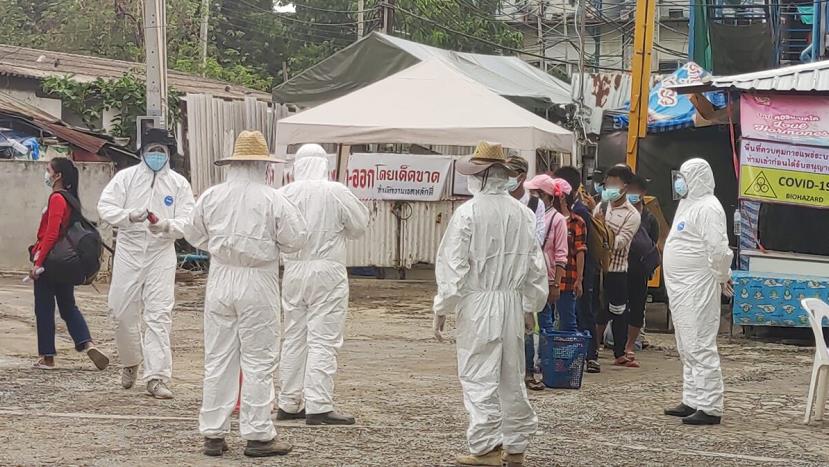 泰国曼谷一建筑工地1107人感染新冠病毒|曼谷|泰国|新冠肺炎_新浪新闻