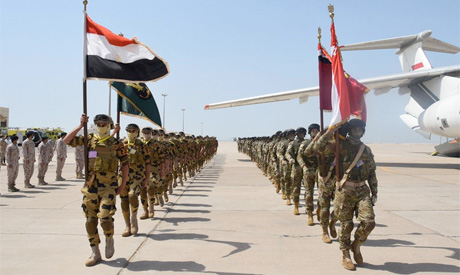 △阿联酋与埃及举行联合军演（图片来源：阿通社）
