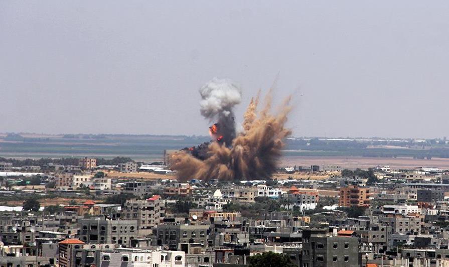 △以军轰炸加沙地带哈马斯军事目标