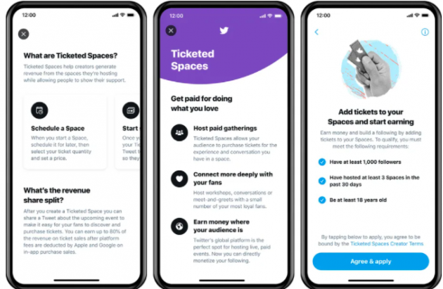 Twitter准备推出Ticketed Spaces功能 对标Clubhouse