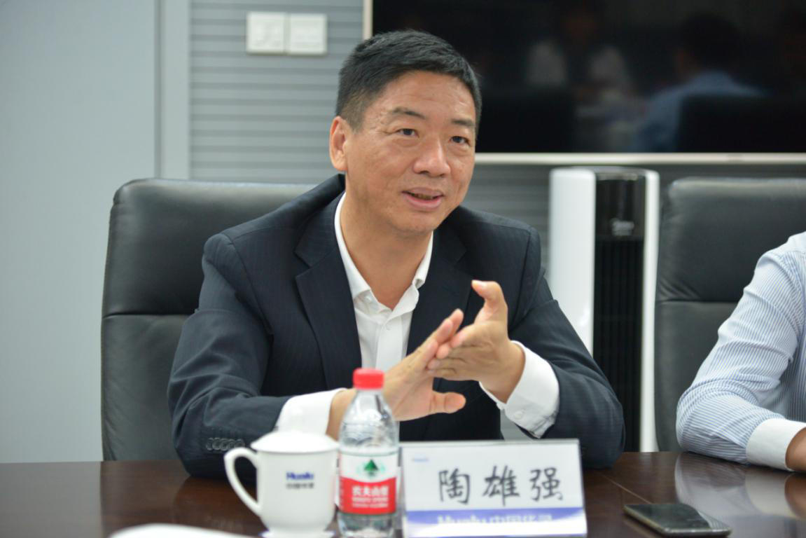 浙江省政府副秘书长驻京办主任毛瑞福一行拜访华录