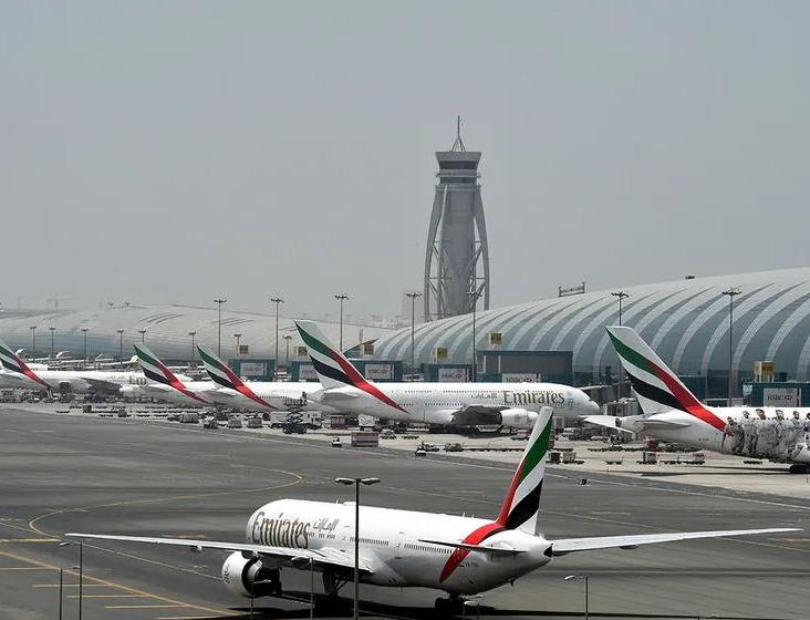 △迪拜国际机场（图片来源：当地媒体）