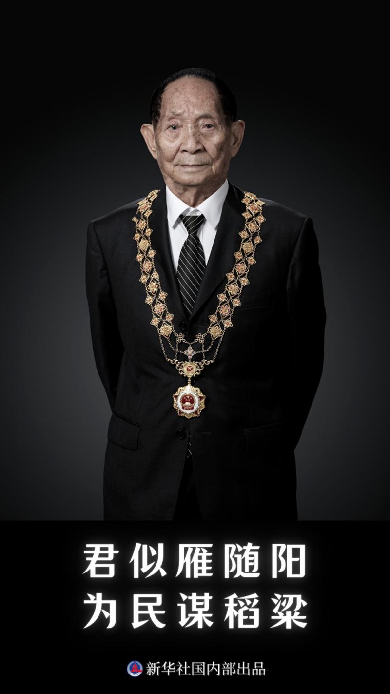 新华述评禾下乘凉梦一梦逐一生怀念袁隆平