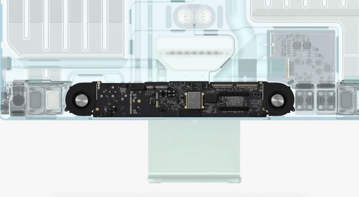 基础款M1 iMac仅配单风扇 而更高规格型号配双风扇+导热管