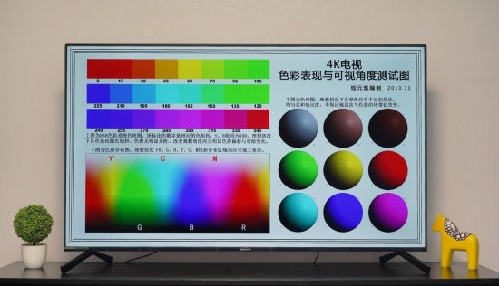 色彩表现图：颜色还原准确，各颜色之间区别明显、过渡柔和，没有明显的色彩断层和偏色。