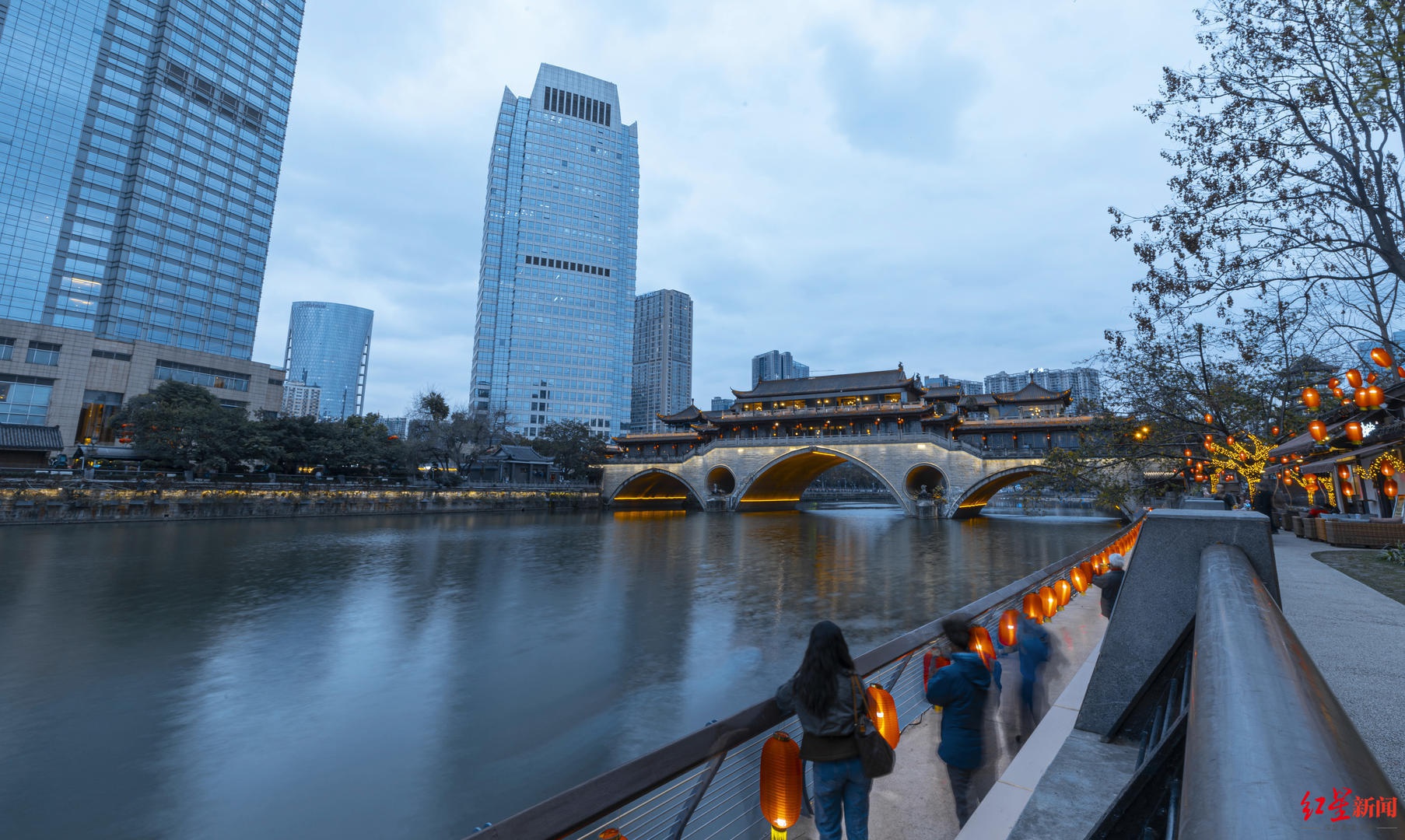 成都锦江夜景