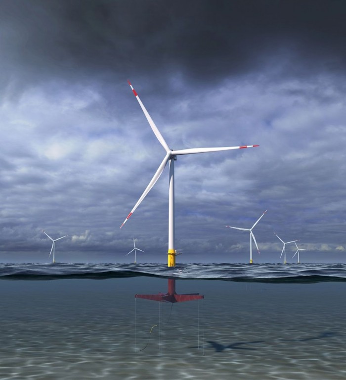 GE设计巨型浮动涡轮机 捕获深海区的风能