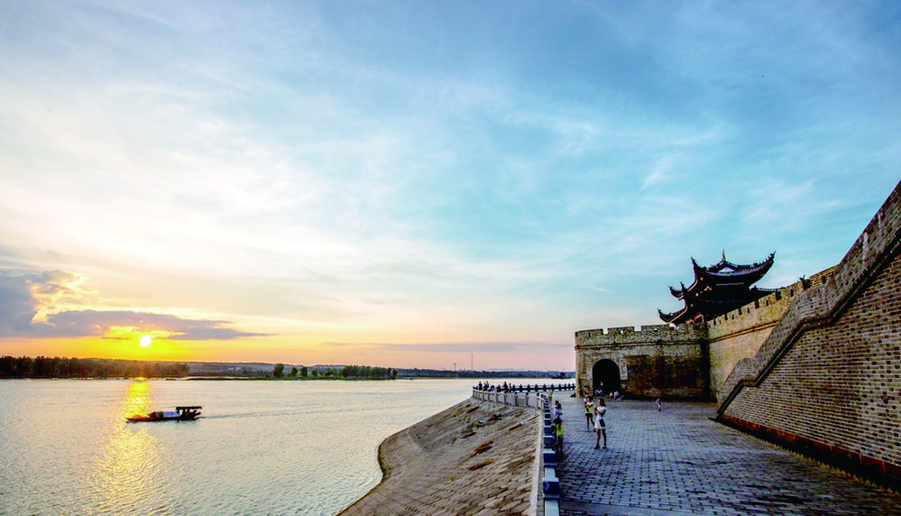 图为吉水县古城遗址.