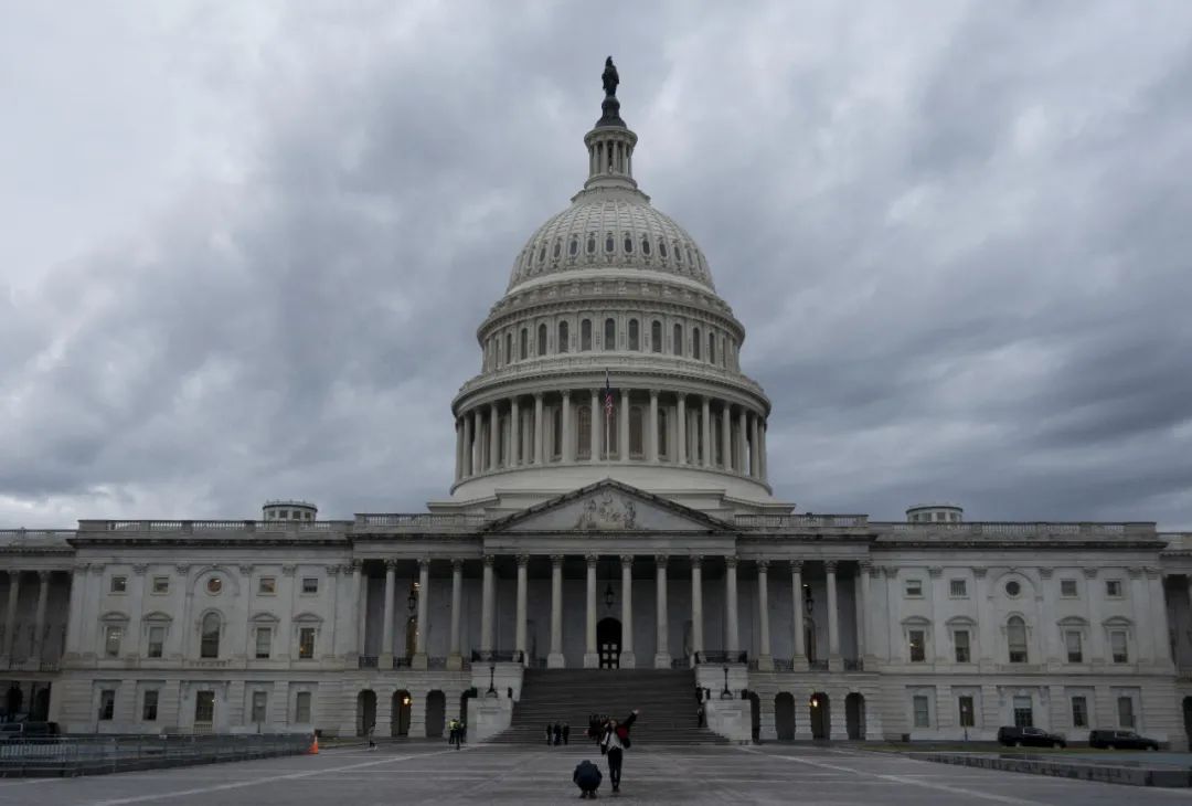 这是2020年2月13日在美国华盛顿拍摄的国会大厦.新华社记者 刘杰 摄