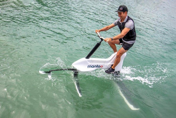 manta5xe1电动水翼自行车开始生产并计划推出更多车型