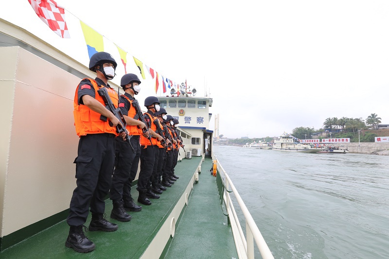 第105次中老缅泰湄公河联合巡逻执法行动圆满完成
