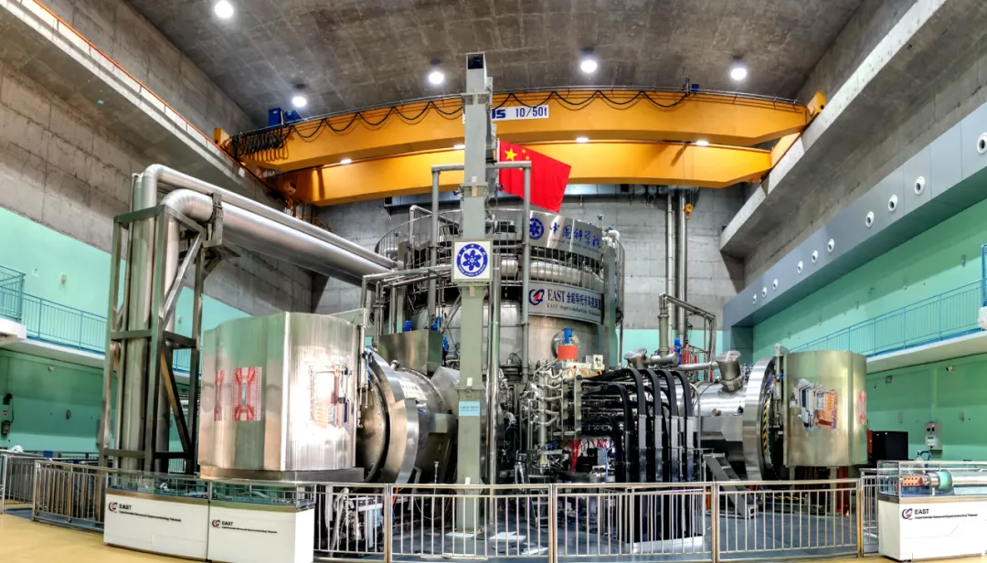 升级改造后的全超导托卡马克核聚变实验装置（EAST）。图源：中科院合肥物质科学研究院等离子体物理研究所。