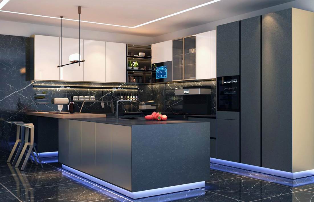 当代青年理想厨房赏鉴亿田高端定制厨房一眼就爱上的美学艺术