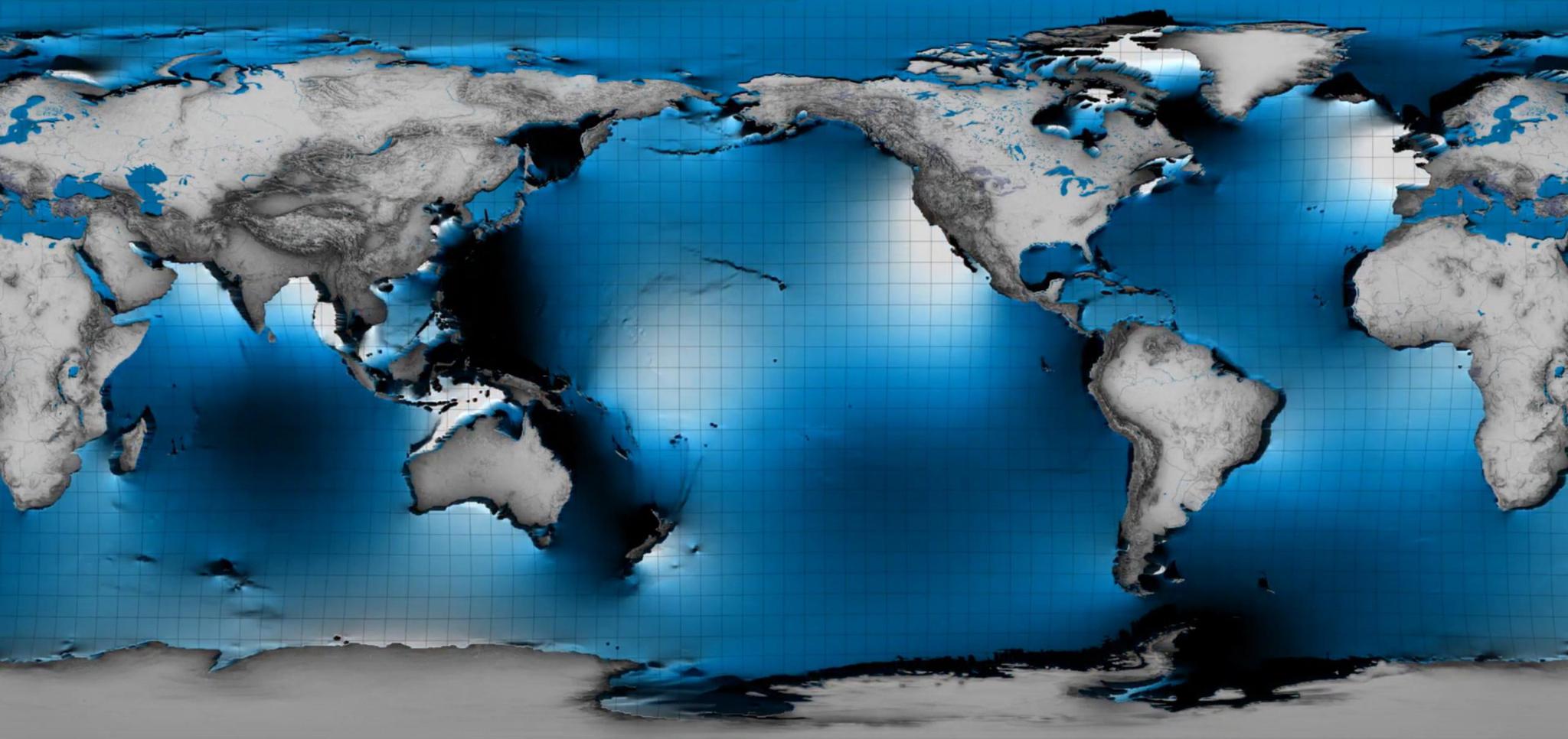 NASA用卫星感知到了海洋表面下的潮汐