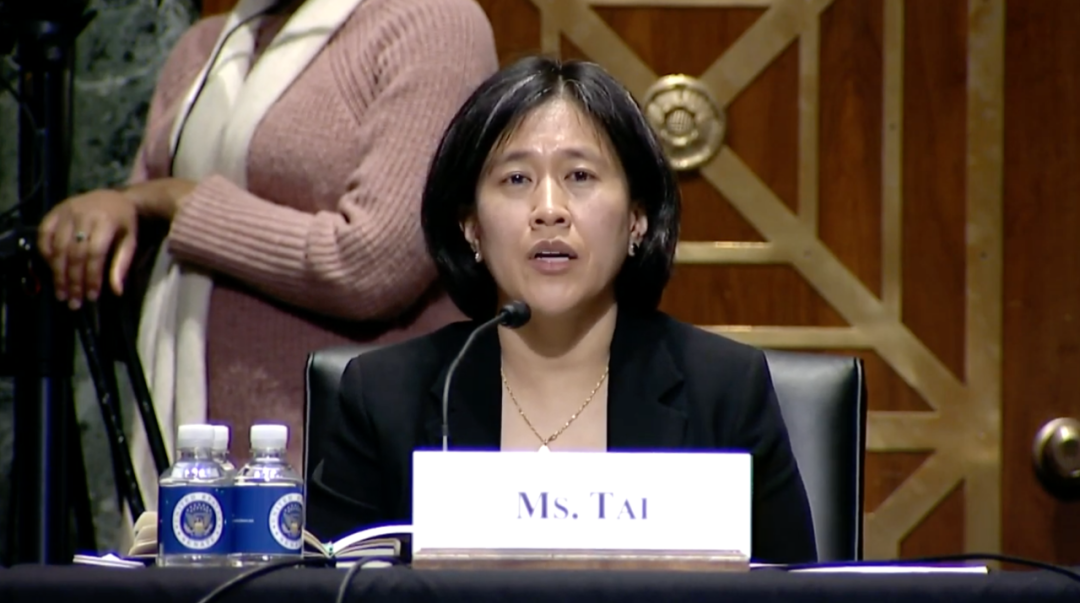 美国贸易代表戴琪:"在新冠疫情大流行的特殊情况下,必须要采取特殊