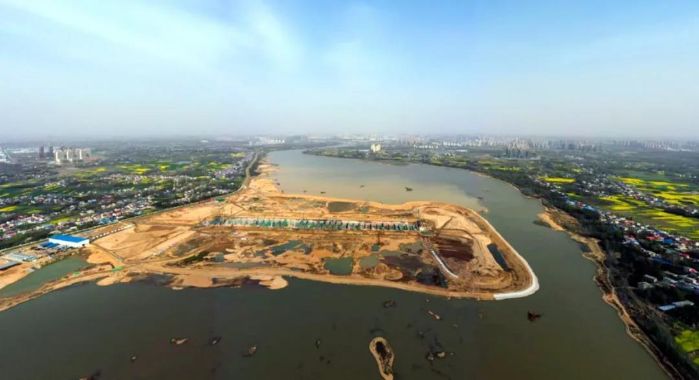 市水生态走廊在安徽六安建设淠河城南水利枢纽工程满足城市应急供水