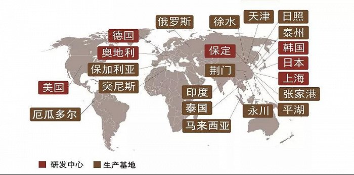 图14：长城汽车全球化布局图，资料来源：公司官网