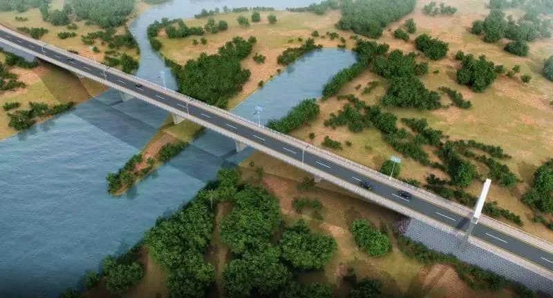 援南苏丹朱尔河大桥项目效果图