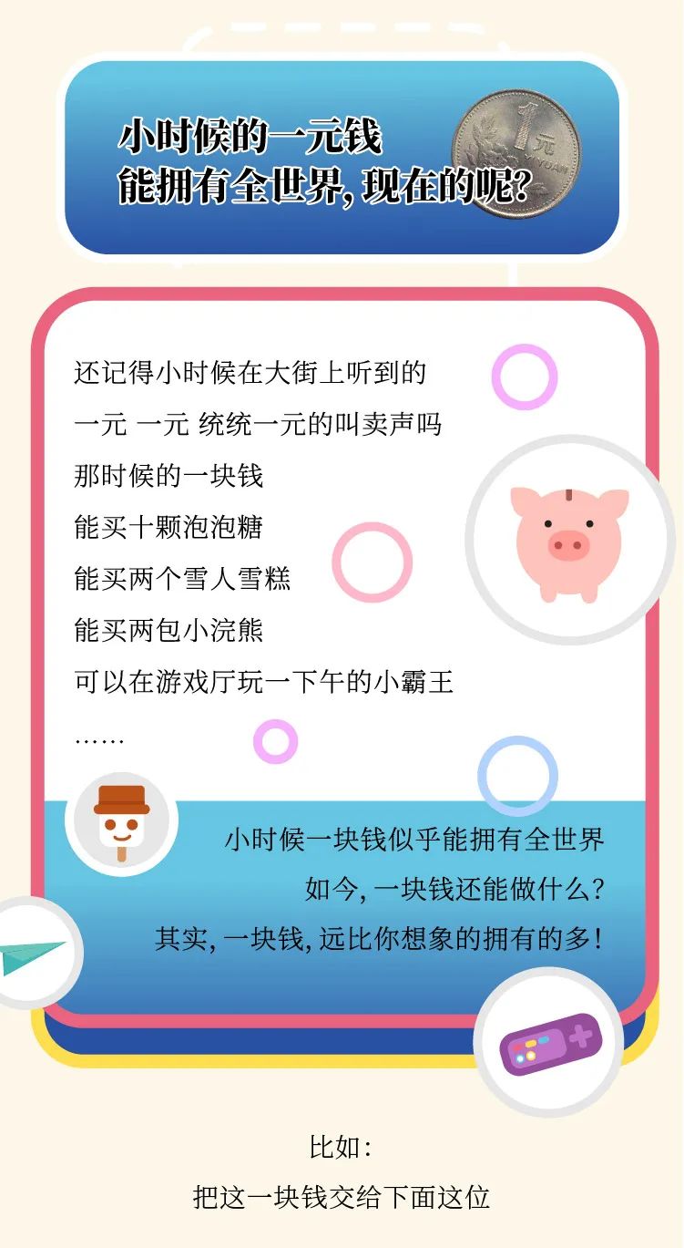 “【30000个红包】儿童节快乐，重拾一元钱的梦想