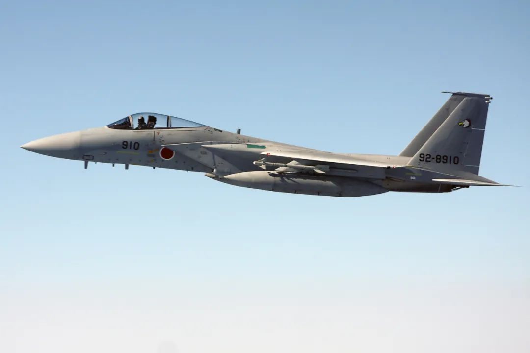 资料图片:这是识别查证的日本f-15战斗机(2014年6月12日)(新华社)