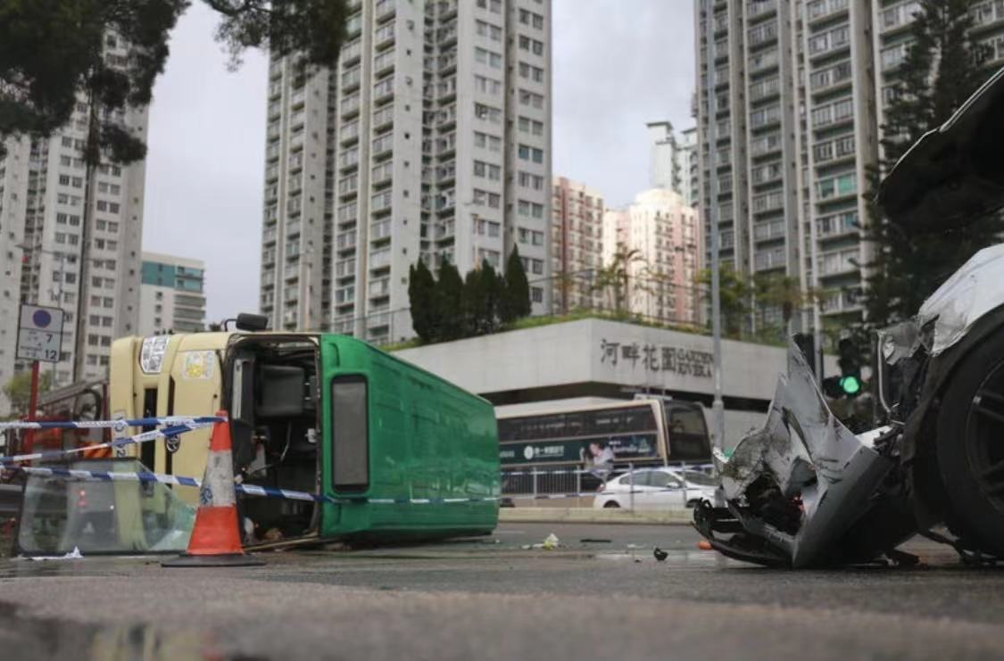 涉危驾引致他人死亡 香港沙田致命车祸女私家车司机被捕