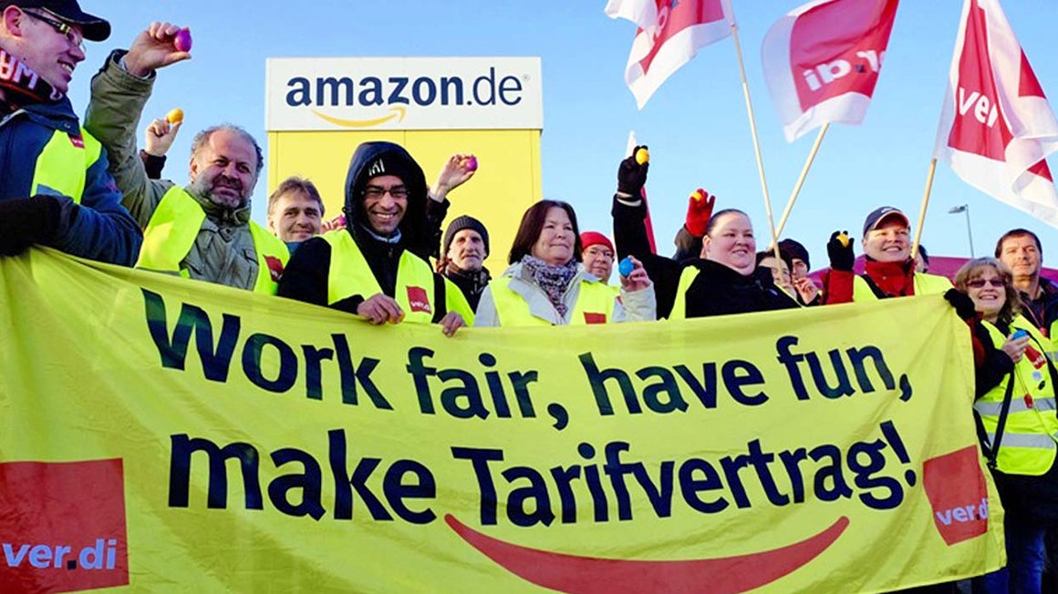 亚马逊将德国仓库的最低工资提高到每小时12欧元