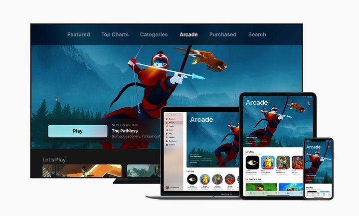 ▲ Apple Arcade 游戏订阅服务。 图片来自：Apple