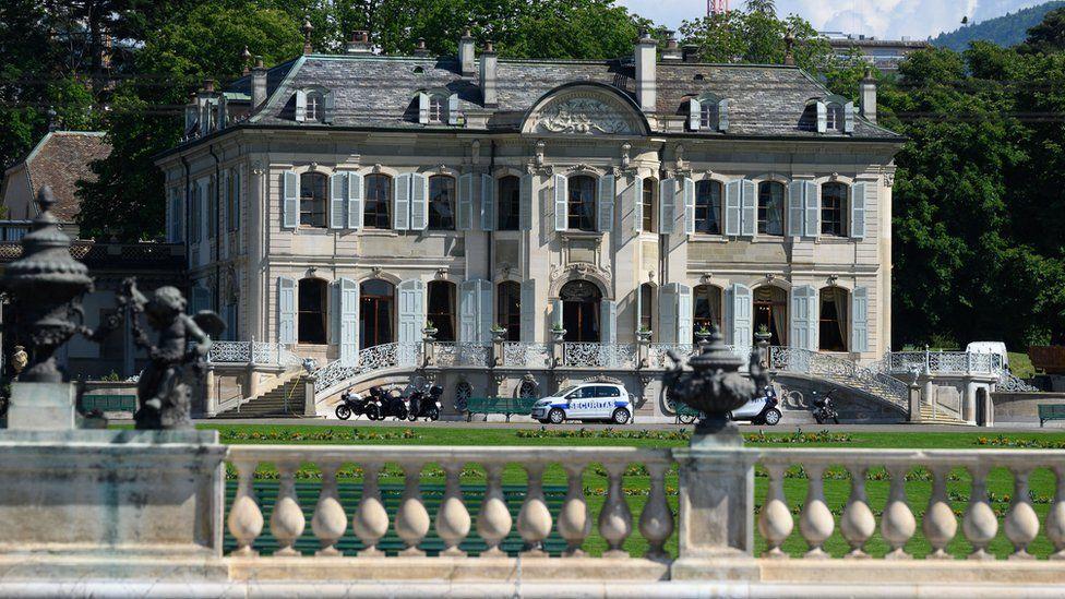  ▲本周三，美国总统拜登与俄罗斯总统普京将在瑞士日内瓦的湖畔别墅Villa La Grange举行会晤。图据BBC新闻