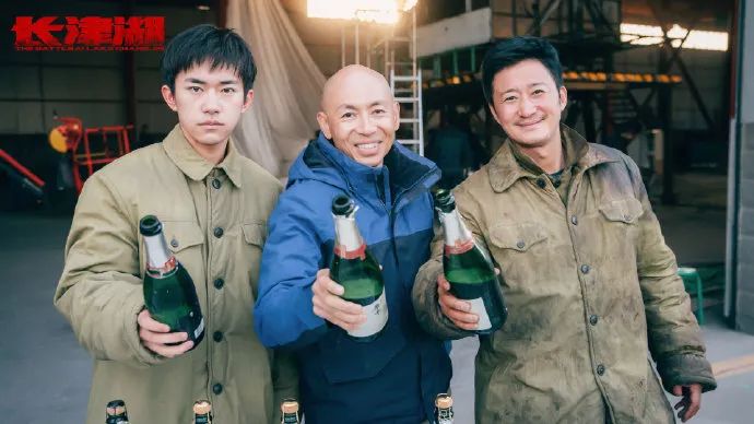 易烊千玺,林超贤,吴京 图片来源:《长津湖》剧组供图