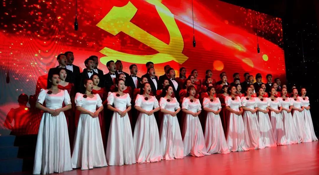 高清多图直击中国石油在京单位庆祝建党100周年歌咏比赛决赛