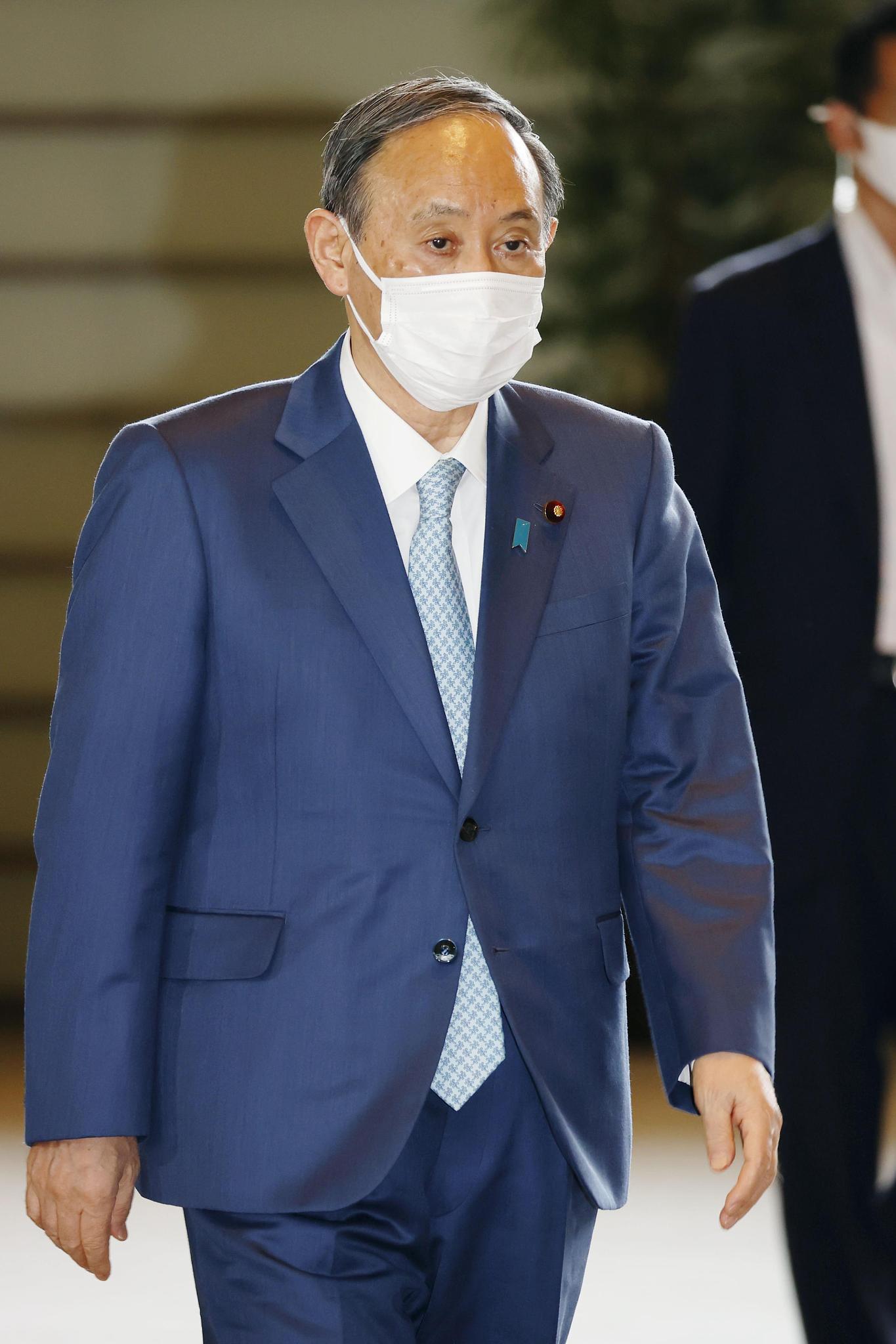 日本首相菅义伟：需要警惕新冠疫情的大反弹