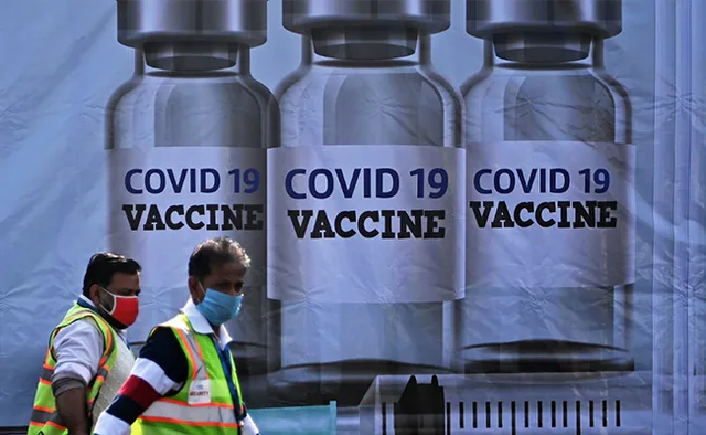 印度街头的疫苗宣传图