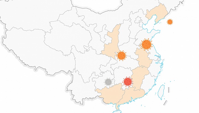 数据｜广州2地调整为高风险地区，亚洲感染率上升速度已超欧洲