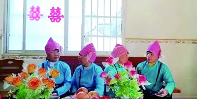     婚礼上演唱蝴蝶歌 本文图片由作者提供