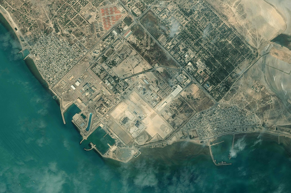 伊朗布什尔核电站卫星图像