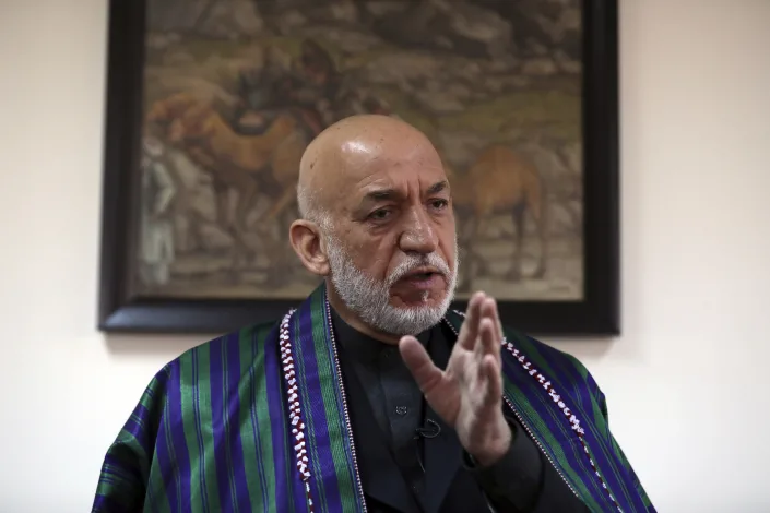 阿富汗前总统哈米德·卡尔扎伊(hamid karzai) 图自外媒