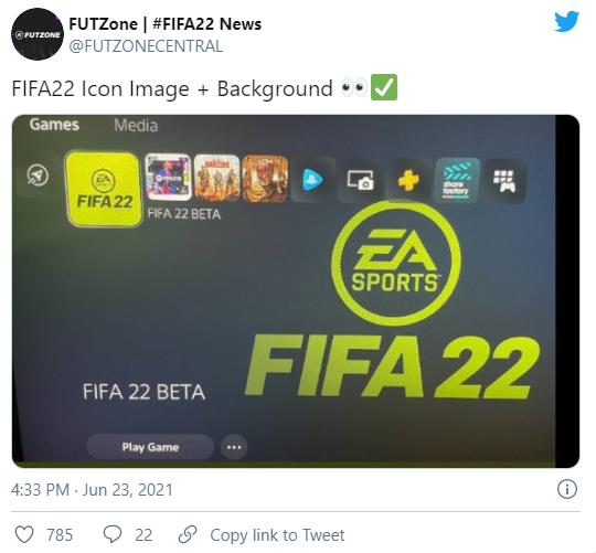 《FIFA22》测试因泄露被EA终止 玩法和图标已流出