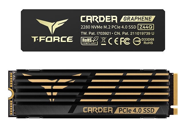 十铨推出T-Force CARDEA Z44Q高性能SSD：采用PCIe 4.0 x4接口
