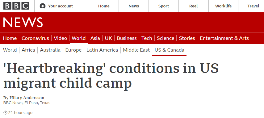 BBC报道截图