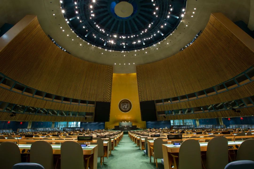 联合国大会堂图片