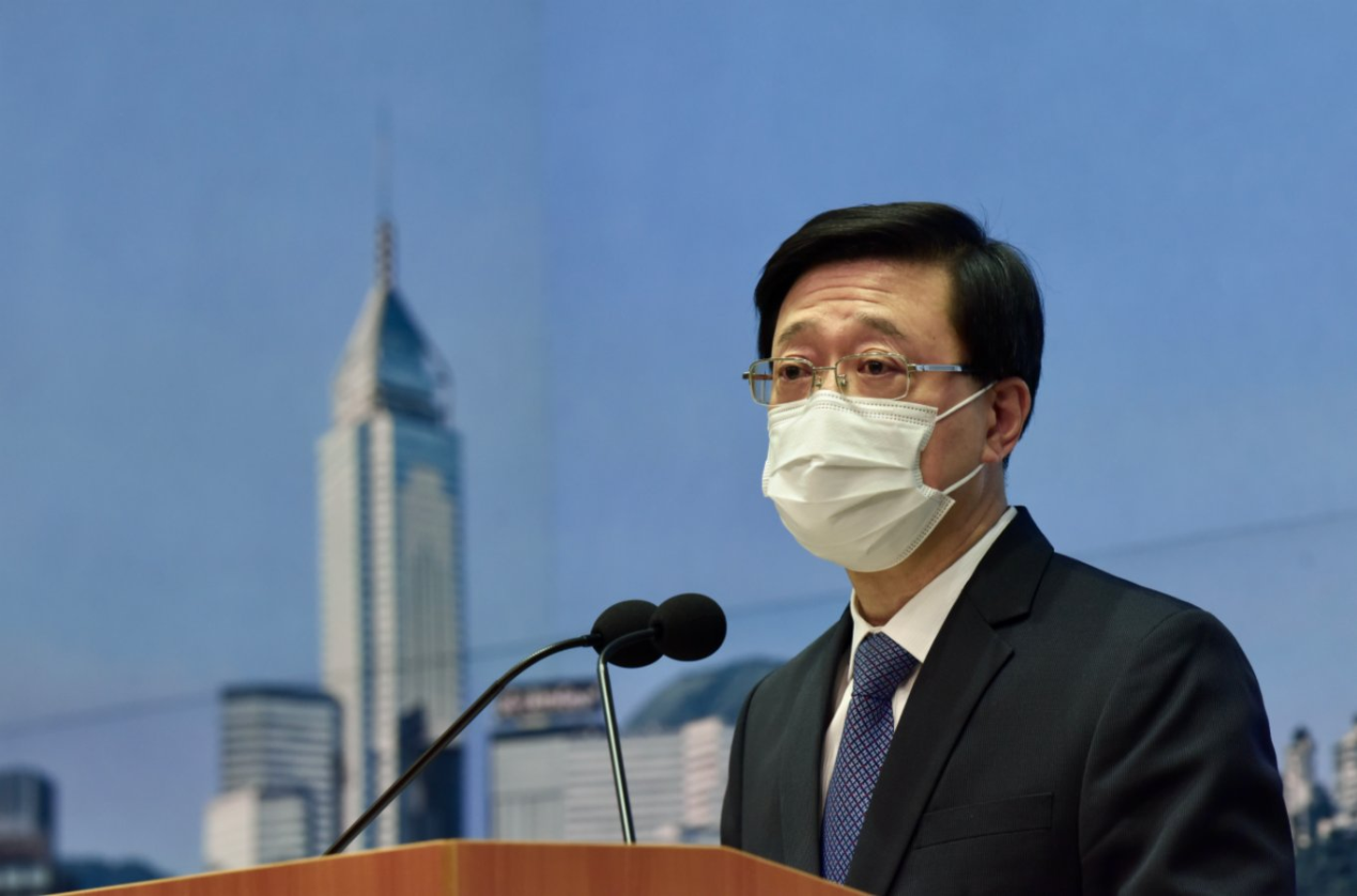 新任香港政务司司长李家超国家安全是头等大事会利用每个机会去做国家