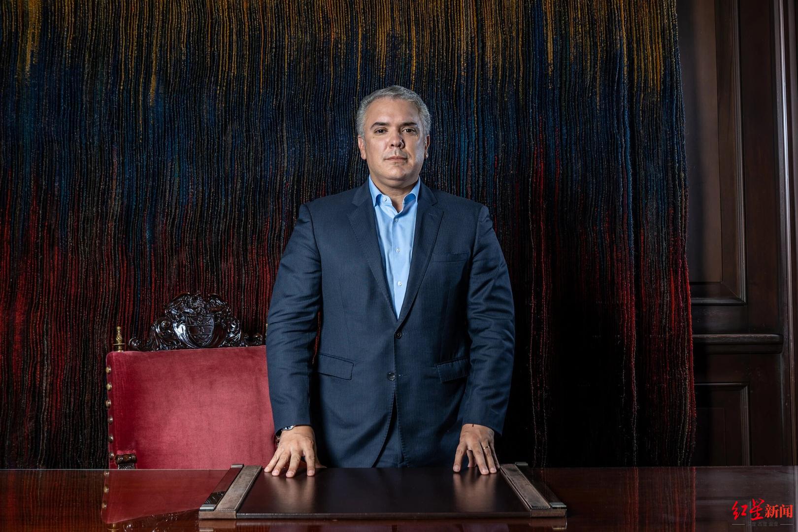 哥伦比亚总统伊万·杜克.图据《纽约时报》