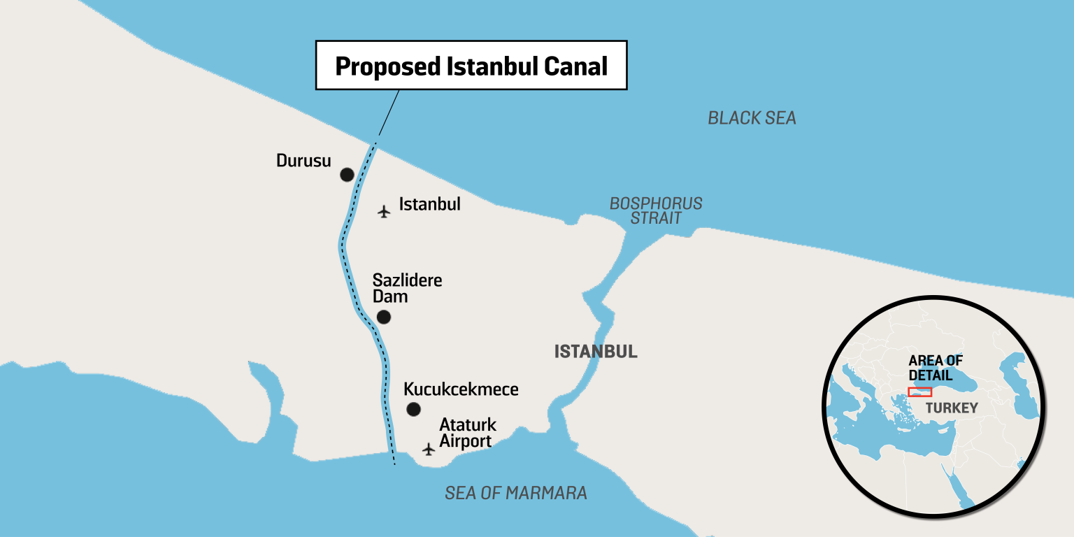 土耳其开建伊斯坦布尔运河项目